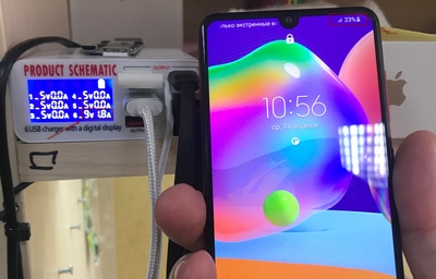 какой заряд должен быть в Samsung A8 2018