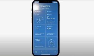 Все возможности приложения погоды в ios 15 iphone